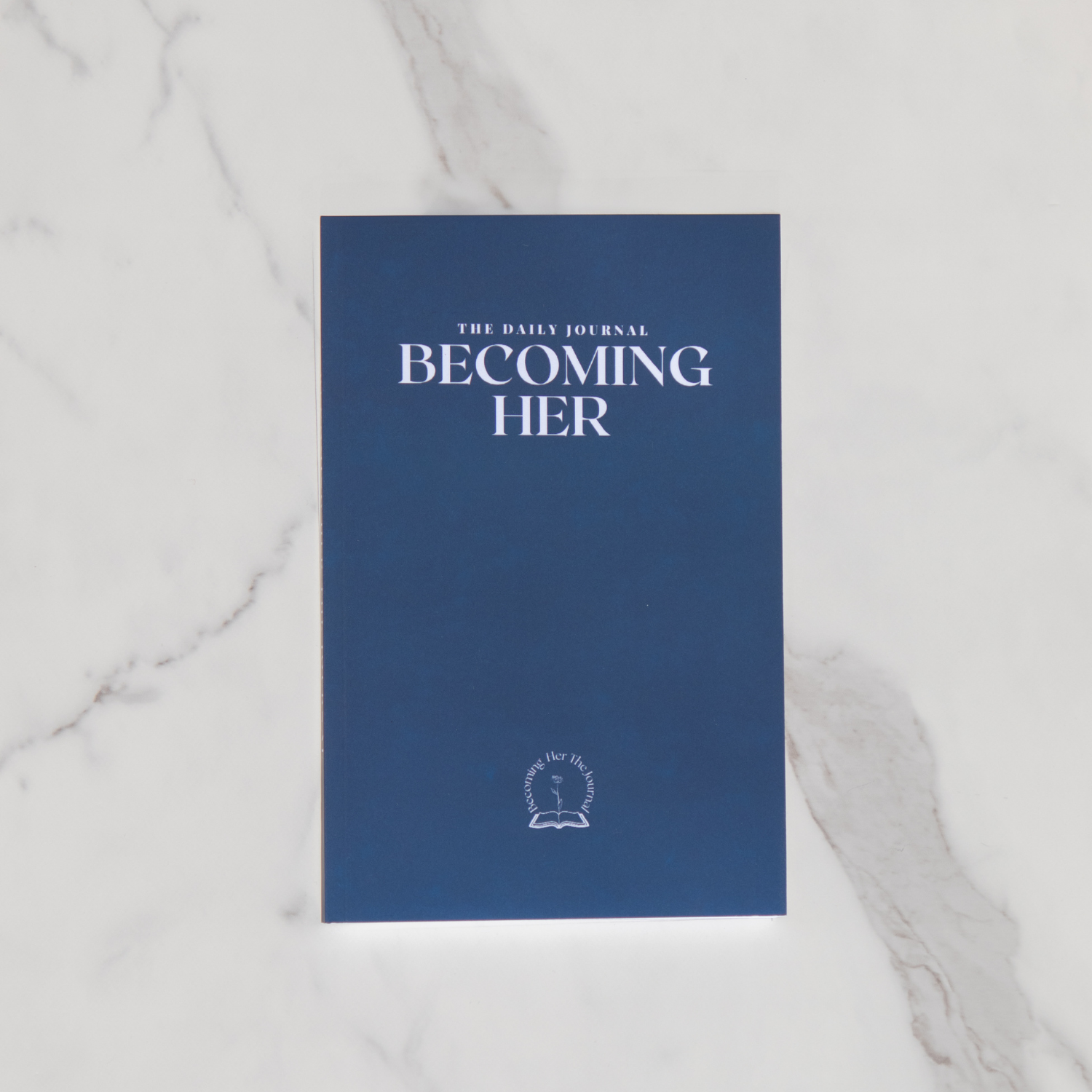 Becoming Her The Journal in Corporate Blue (Paperback)