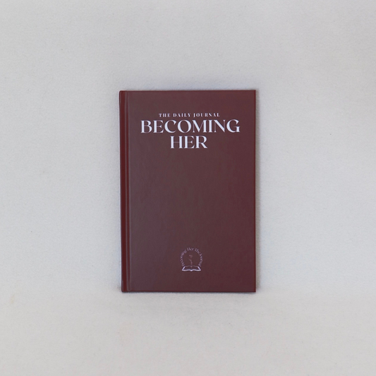 Becoming Her The Journal - Corporate Red - Hard Cover