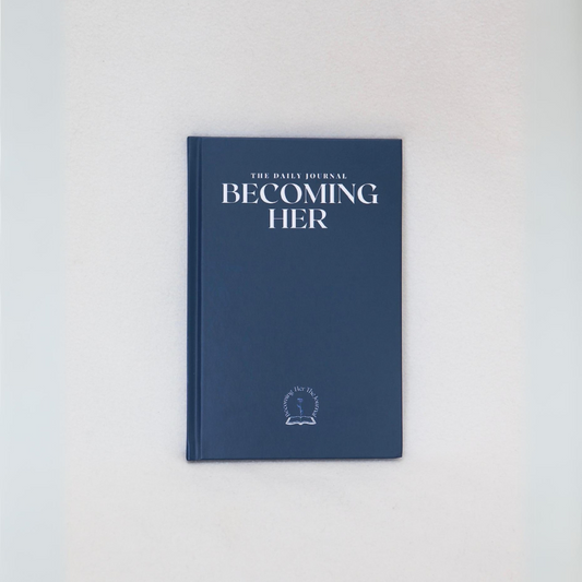 Becoming Her The Journal - Corporate Blue - Hard Cover
