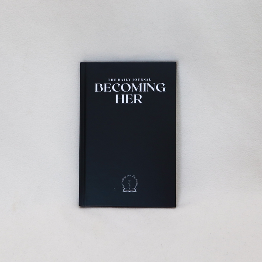 Becoming Her The Journal - Rich Black - Hard Cover