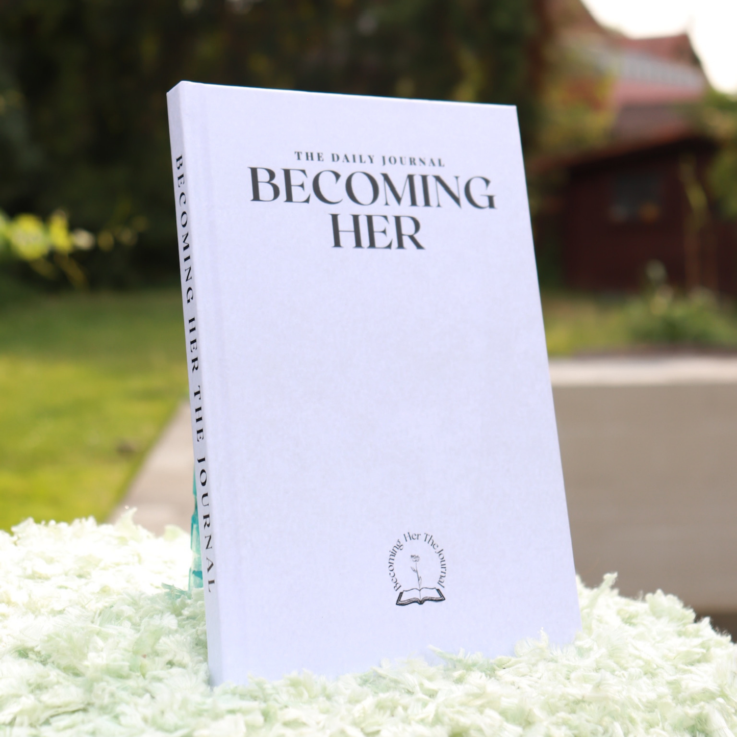 Becoming Her The Journal in Pearl White (Hard Cover)