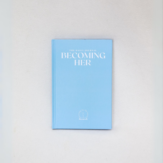 Becoming Her The Journal - Spring Blue - Hard Cover