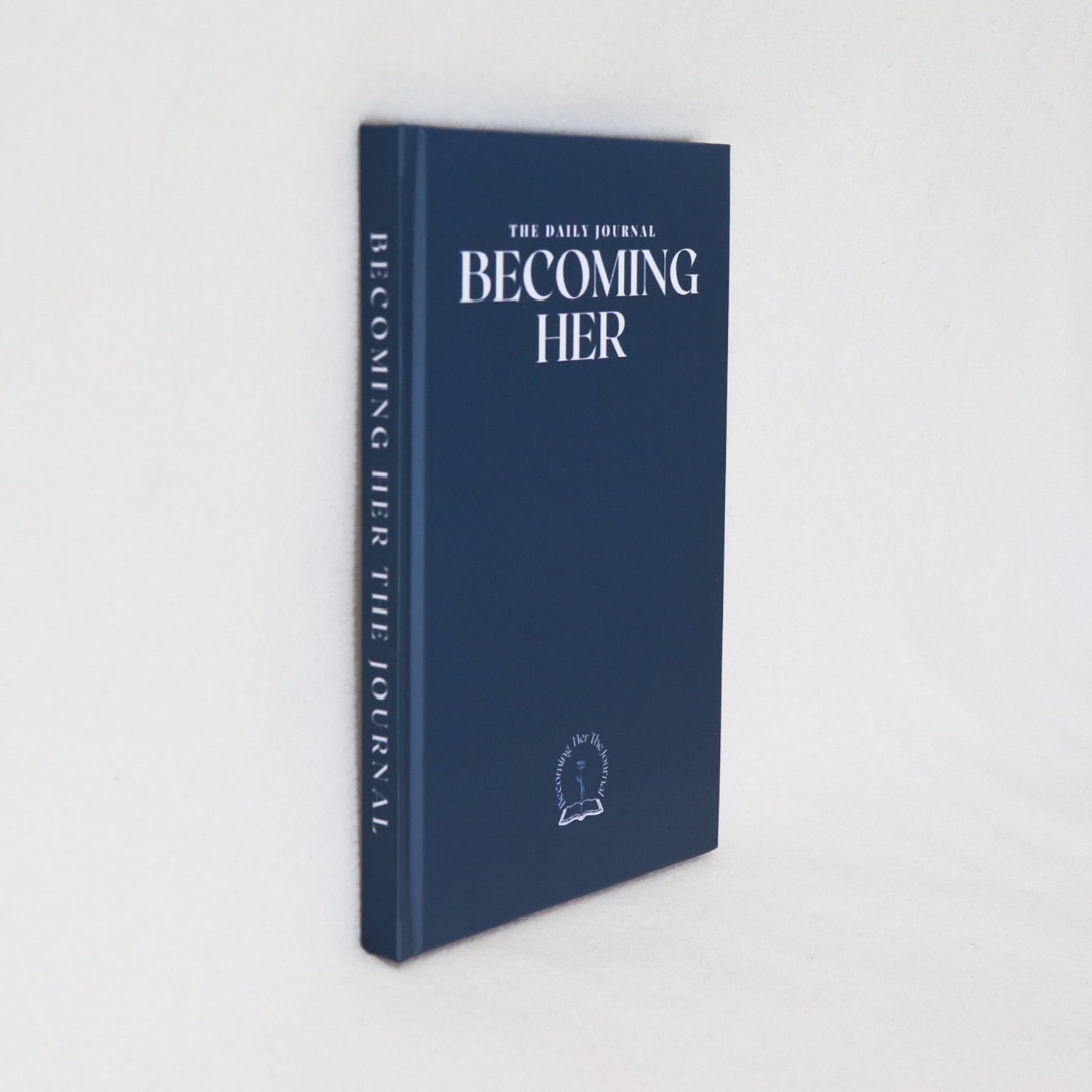 PRE-ORDER Becoming Her The Journal in Corporate Blue (Hard Cover)