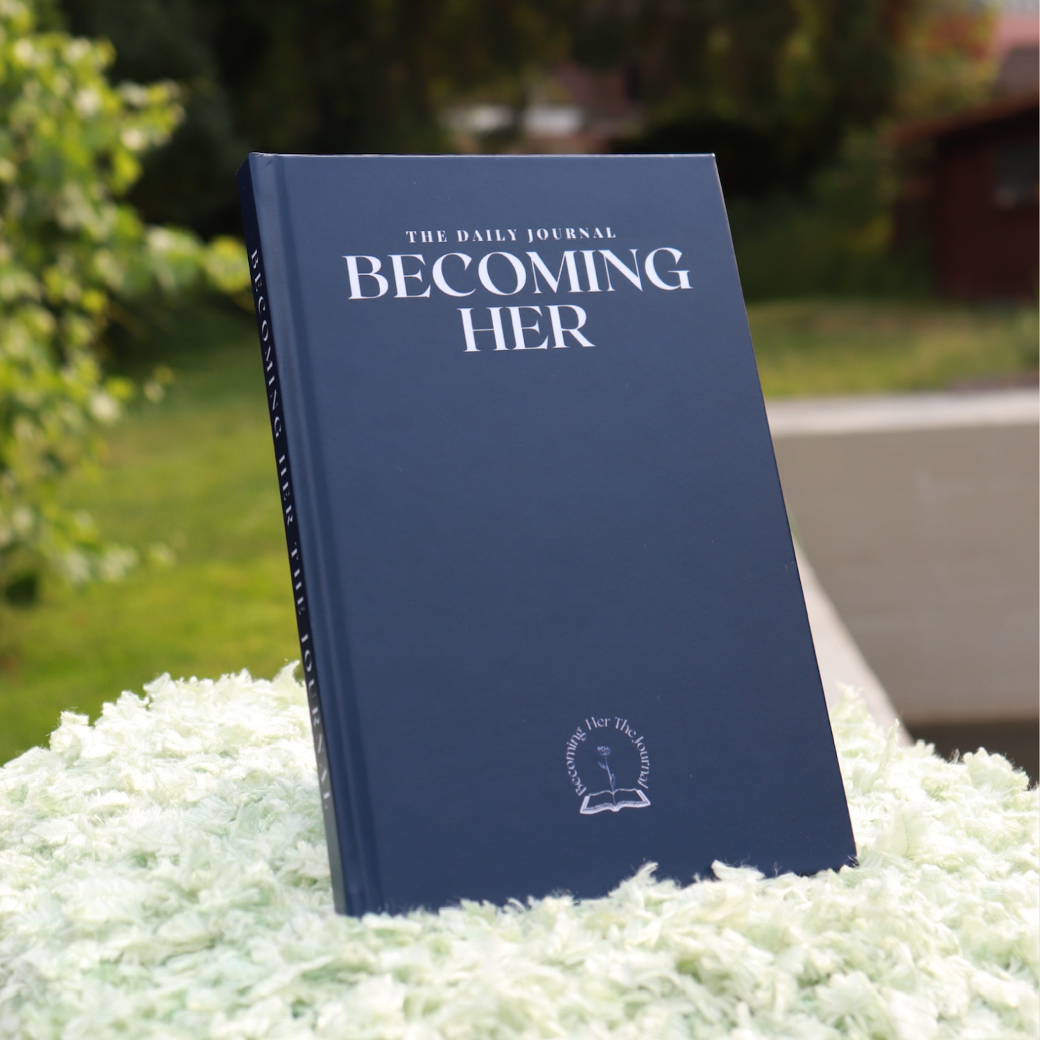 PRE-ORDER Becoming Her The Journal in Corporate Blue (Hard Cover)