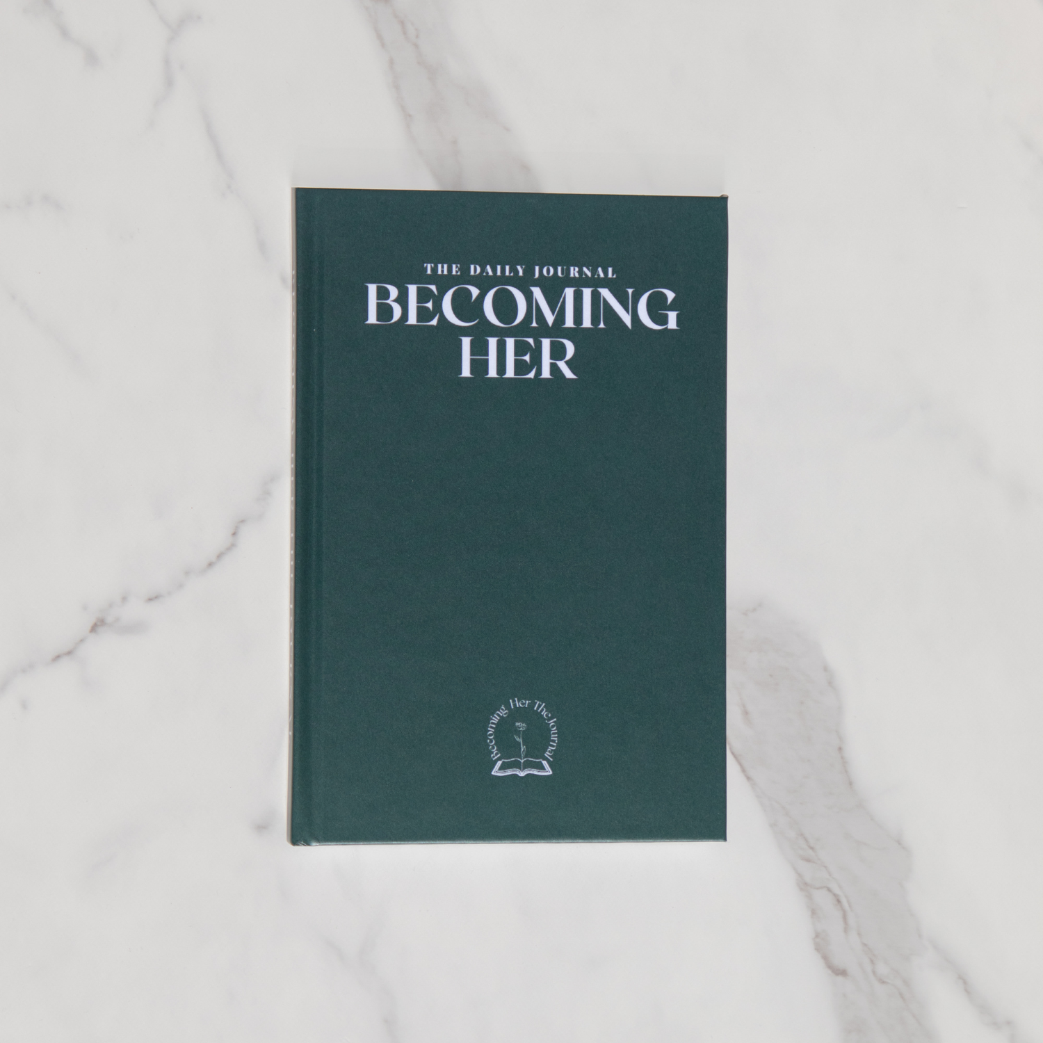 PRE-ORDER Becoming Her The Journal in Corporate Green (Hard Cover)