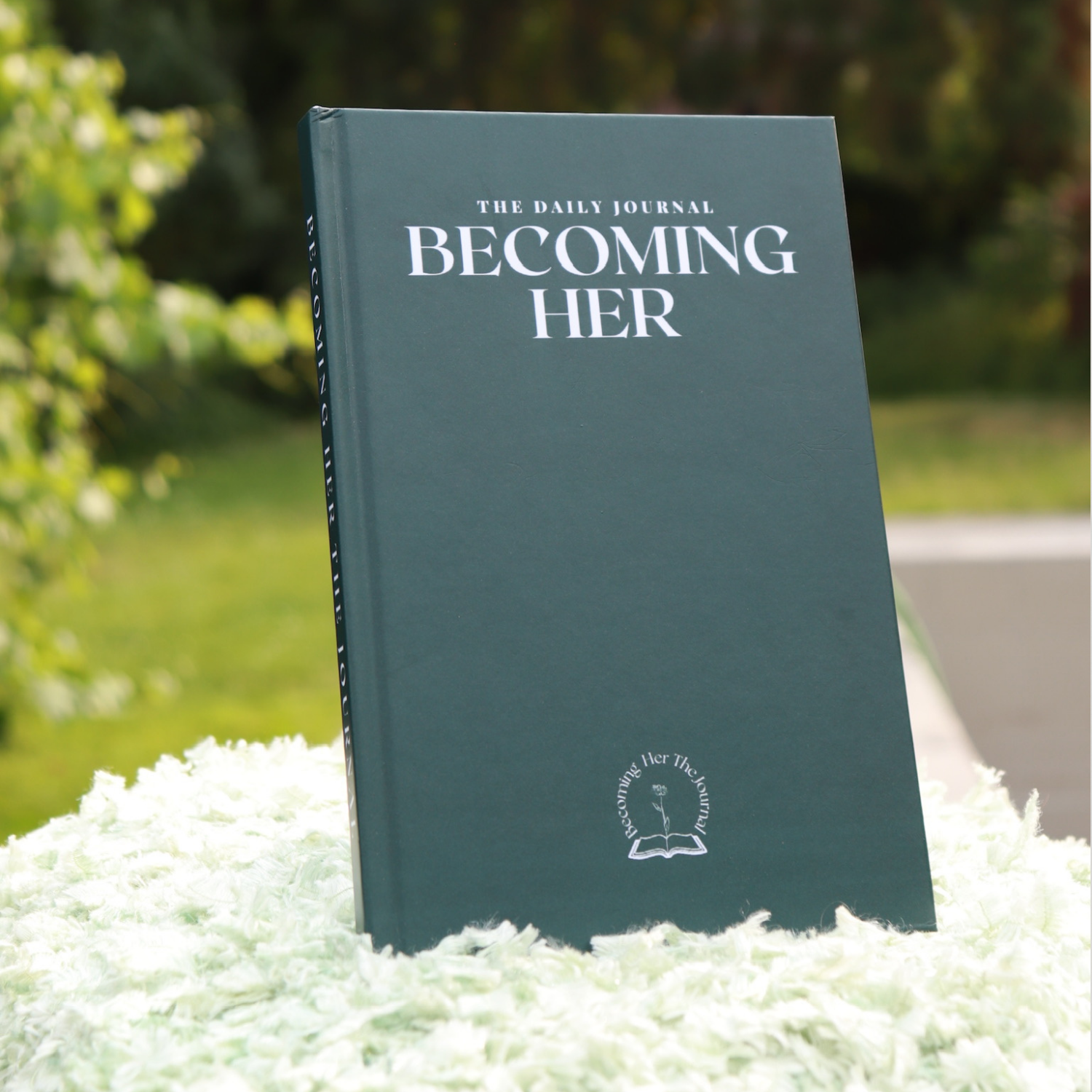 PRE-ORDER Becoming Her The Journal in Corporate Green (Hard Cover)