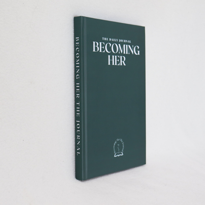 Becoming Her The Journal in Corporate Green (Hard Cover)