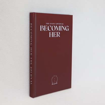 Becoming Her The Journal in Corporate Red (Hard Cover)