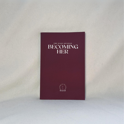 Becoming Her The Journal in Corporate Red (Paperback)