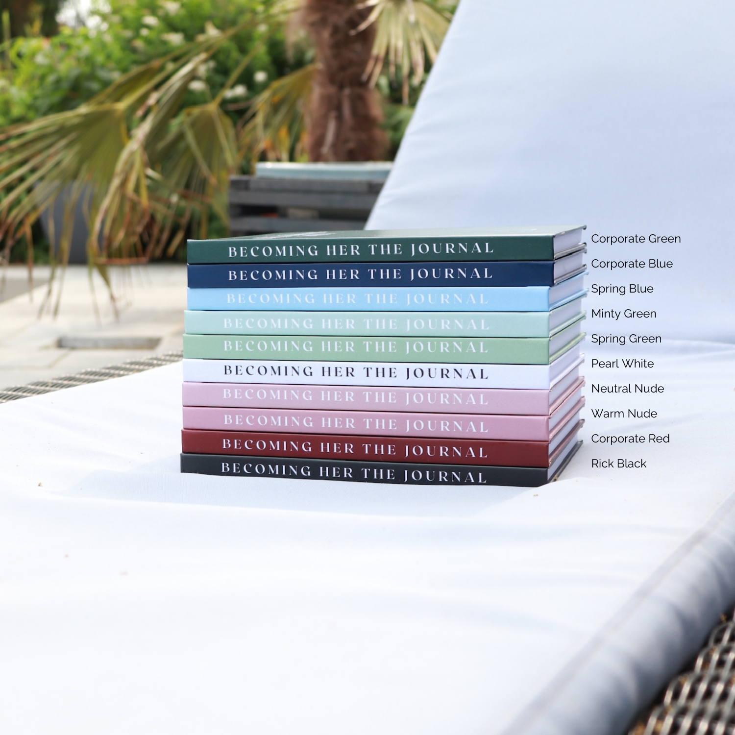 PRE-ORDER Becoming Her The Journal in Spring Blue (Hard Cover)