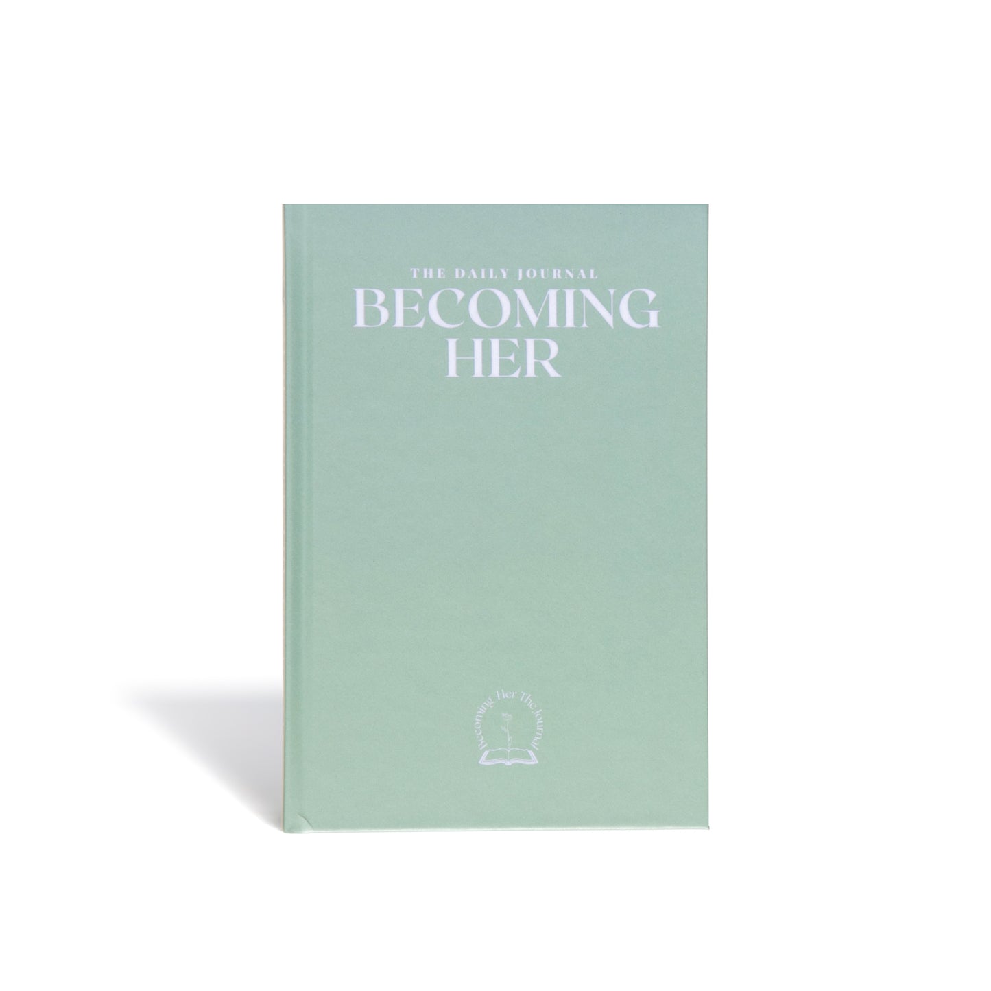 Becoming Her The Journal - Spring Green - Hard cover