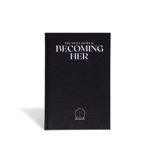 Becoming Her The Journal - Rich Black - Hard Cover