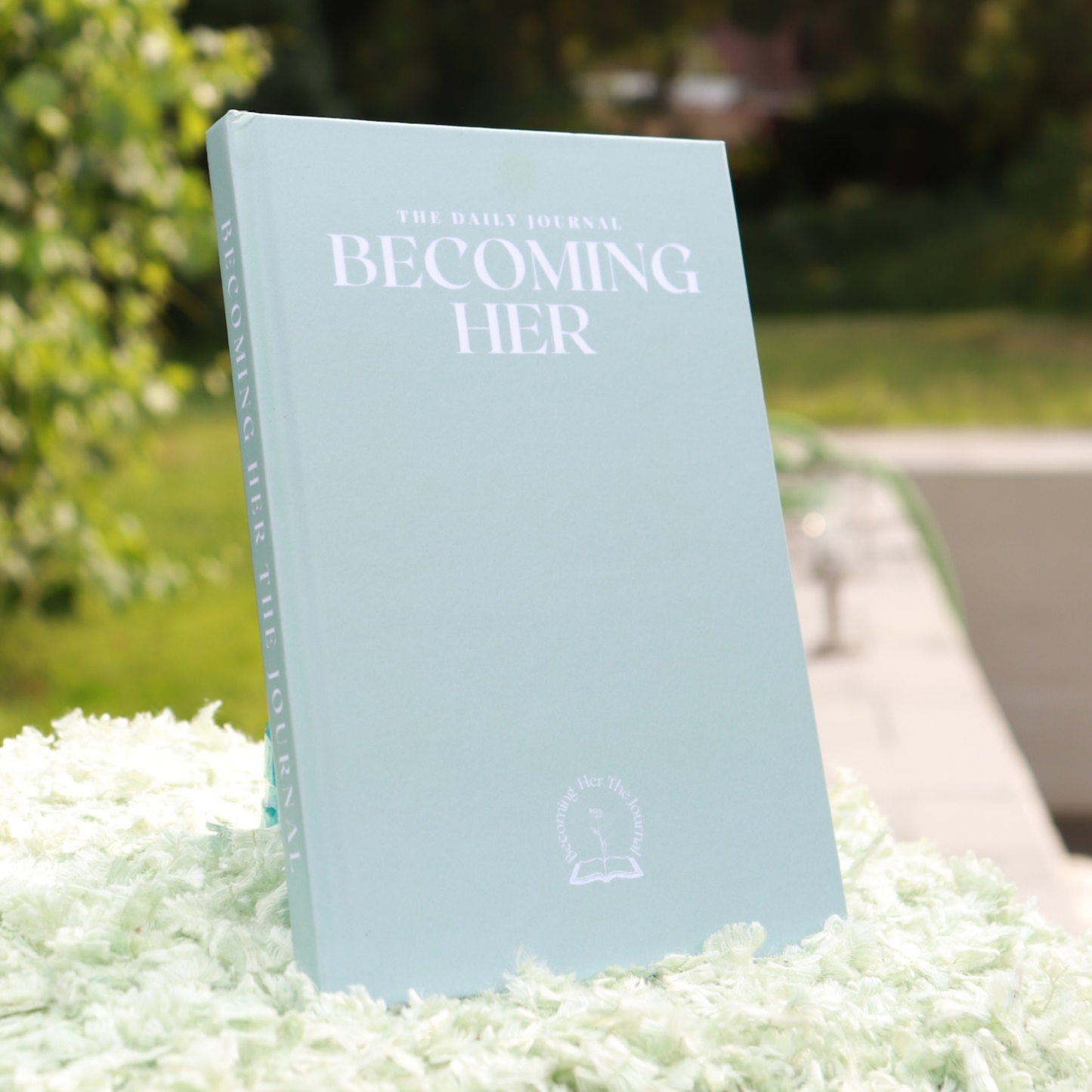 Becoming Her The Journal in Minty Green (Hard cover)