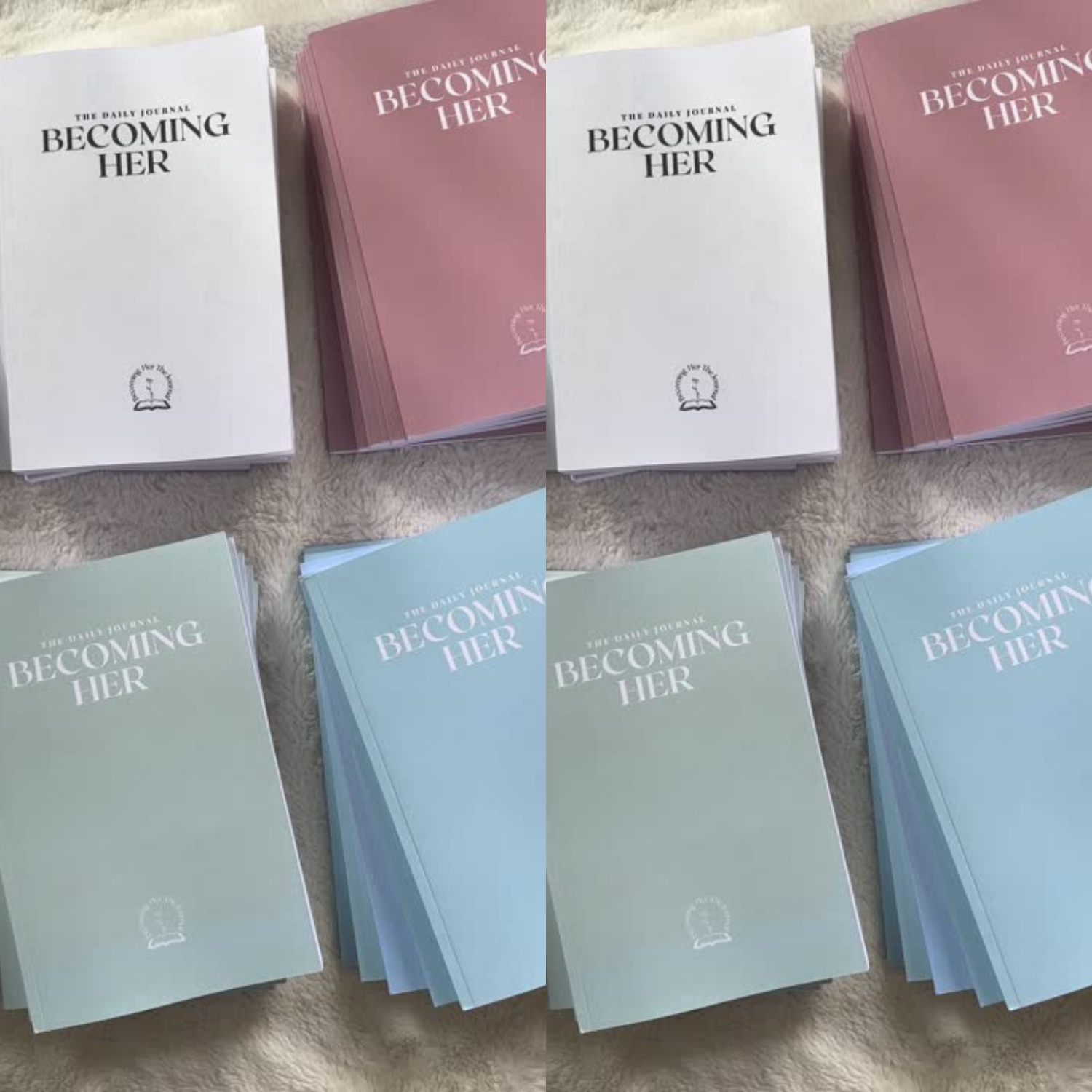 PRE-ORDER Becoming Her The Journal in Warm Nude (Paperback)