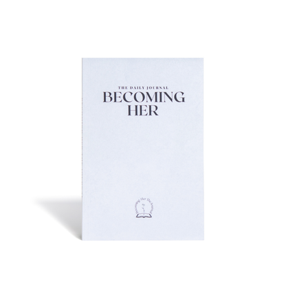 Becoming Her The Journal in Pearl White (Paperback)