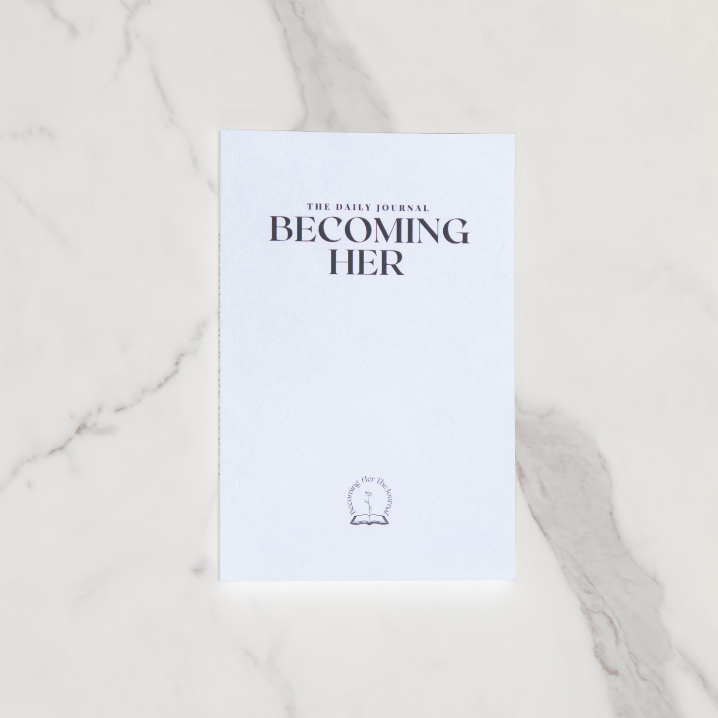 Becoming Her The Journal in Pearl White (Paperback)