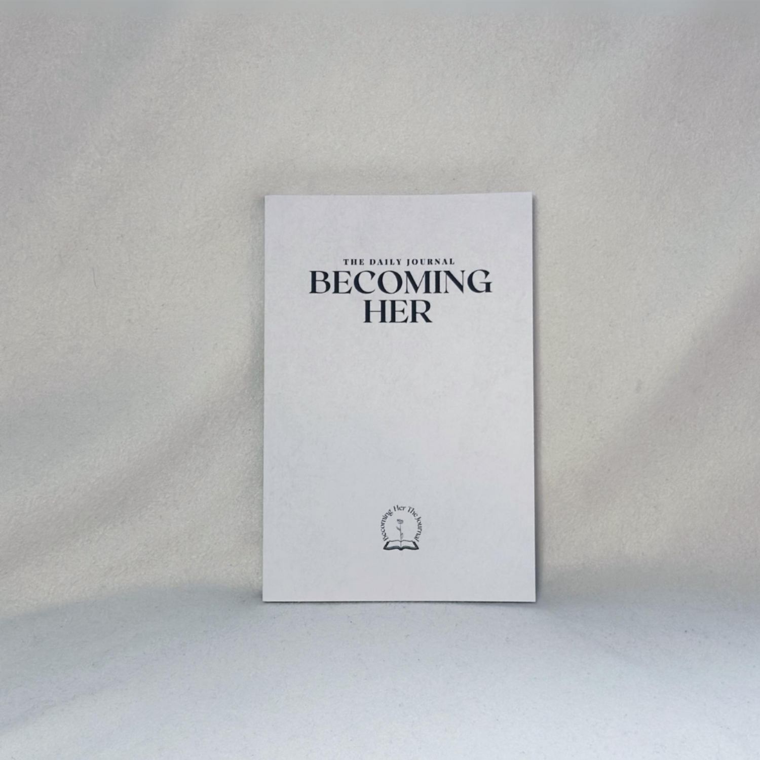 PRE-ORDER Becoming Her The Journal in Pearl White (Paperback)