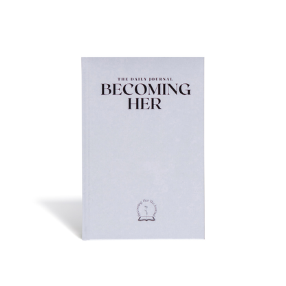 Becoming Her The Journal in Pearl White (Hard Cover)