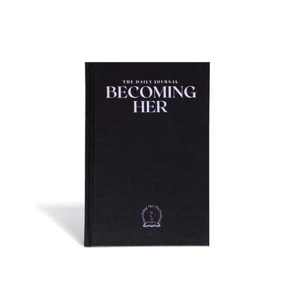 Becoming Her The Journal in Rich Black (Hard Cover)