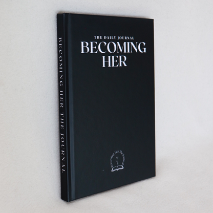 Becoming Her The Journal in Rich Black (Hard Cover)