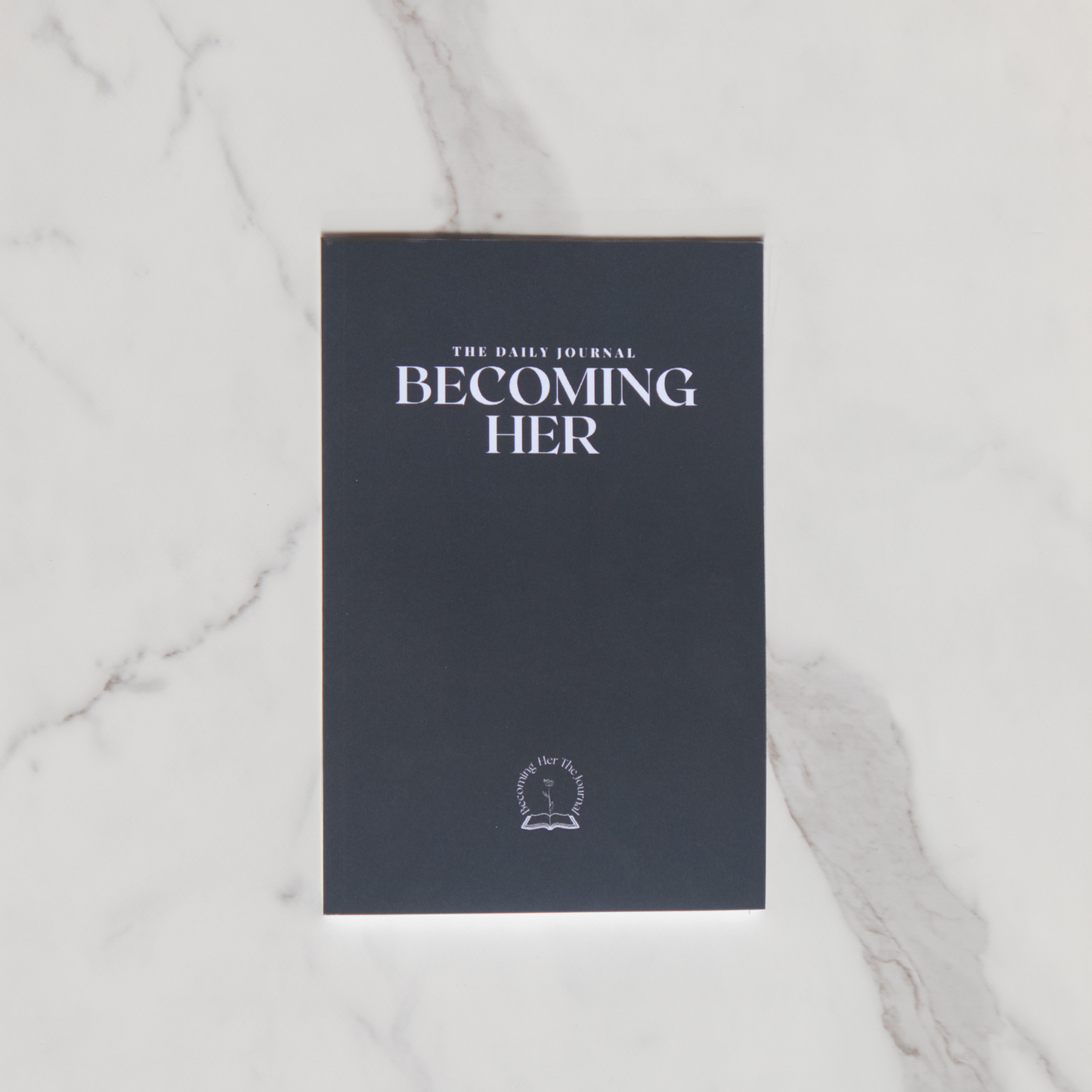 Becoming Her The Journal in Rich Black (Paperback)