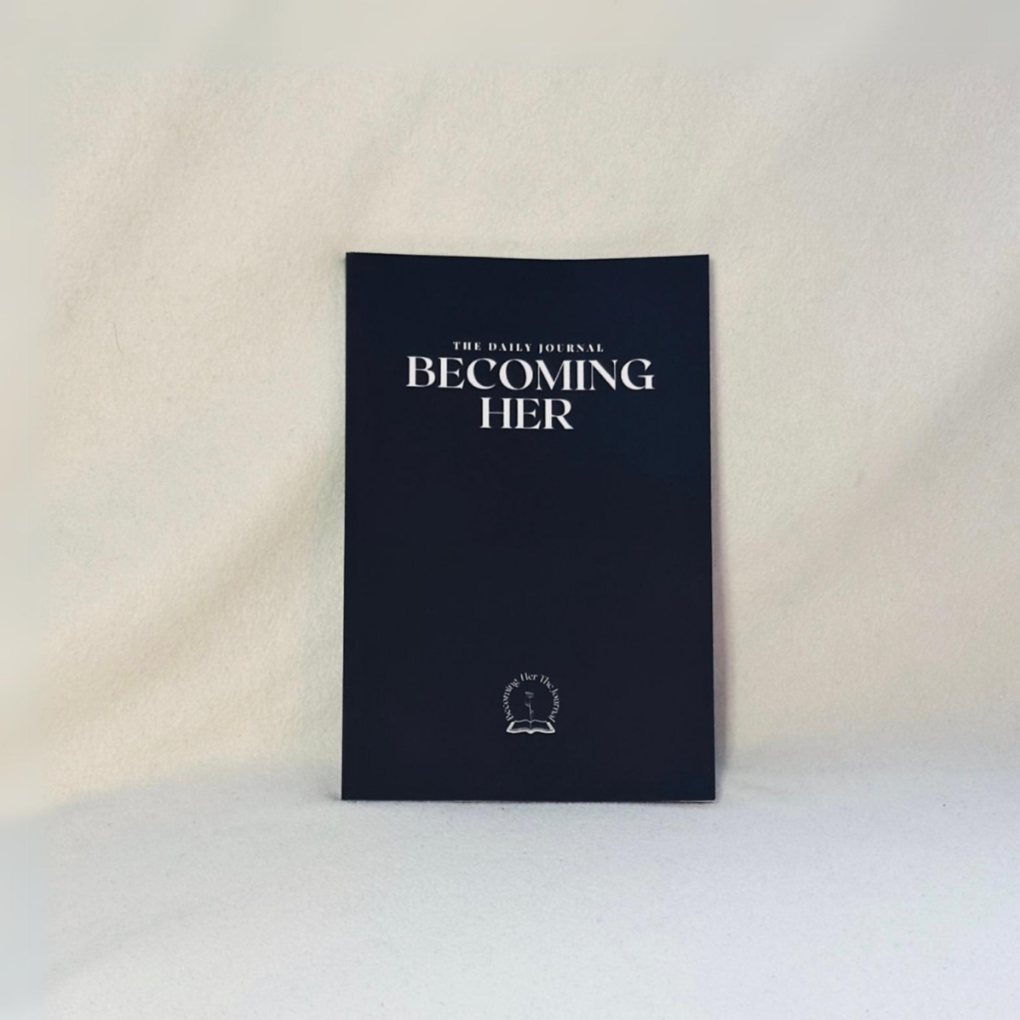 Becoming Her The Journal in Rich Black (Paperback)