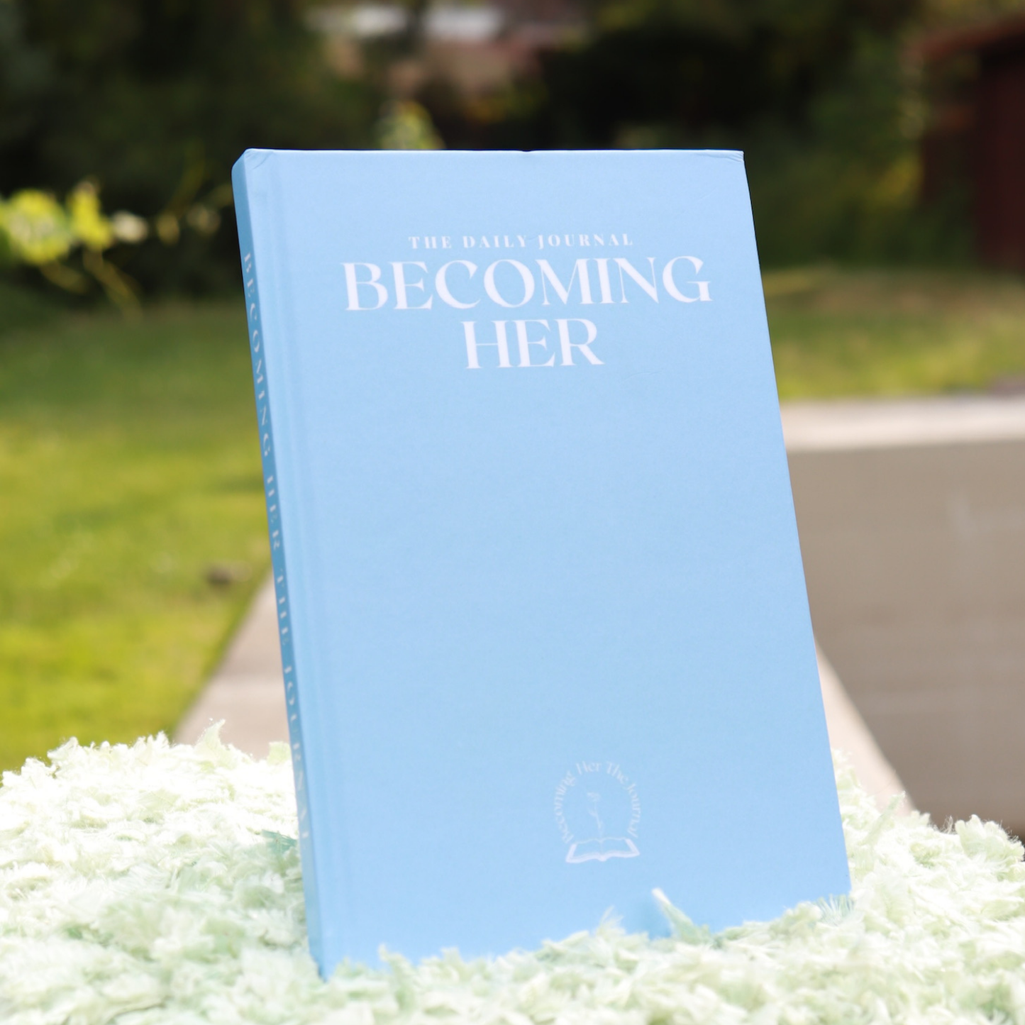 Becoming Her The Journal in Spring Blue (Hard Cover)