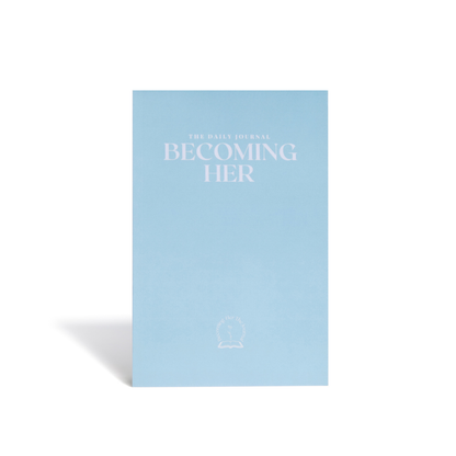 Becoming Her The Journal in Spring Blue (Paperback)