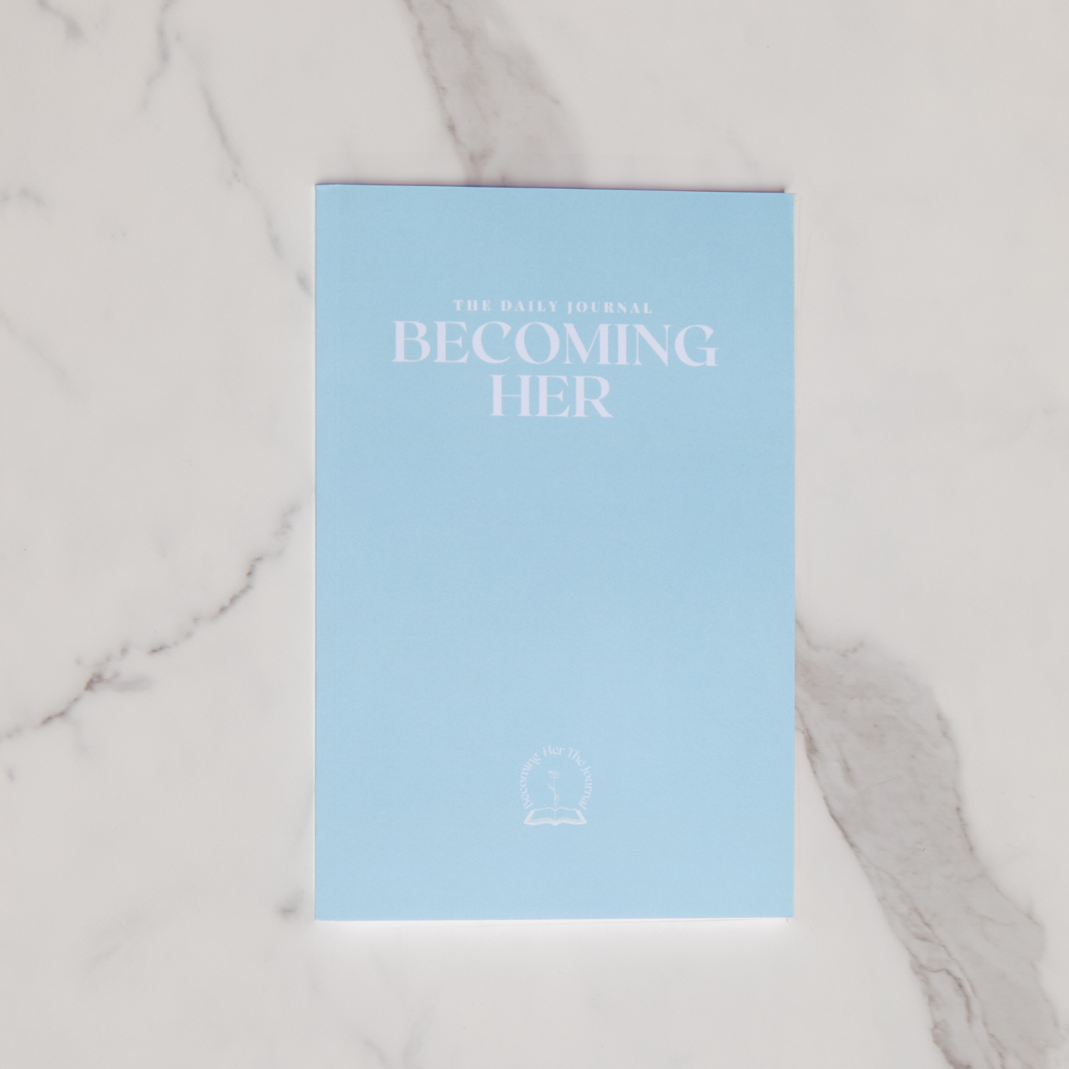 PRE-ORDER Becoming Her The Journal in Spring Blue (Paperback)