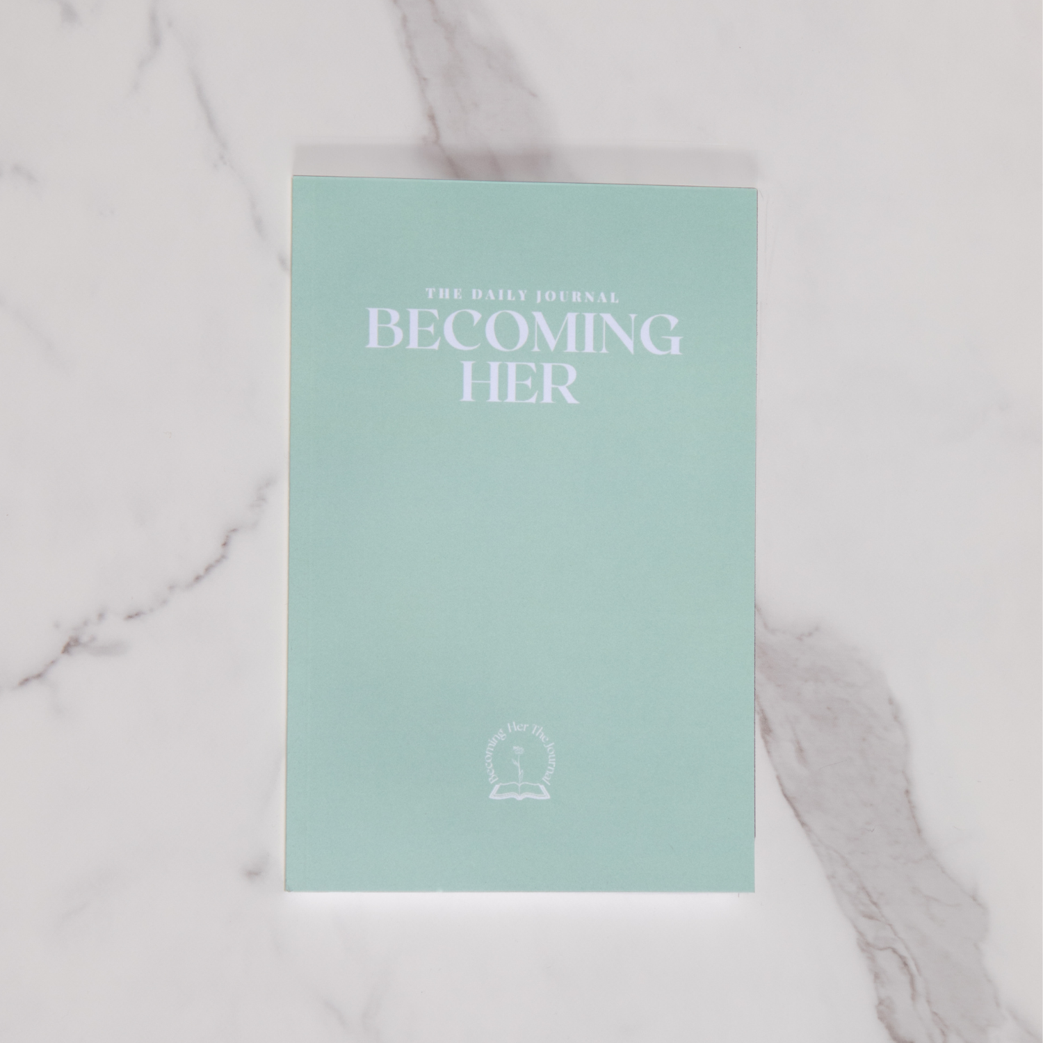 PRE-ORDER Becoming Her The Journal in Spring Green (Paperback)