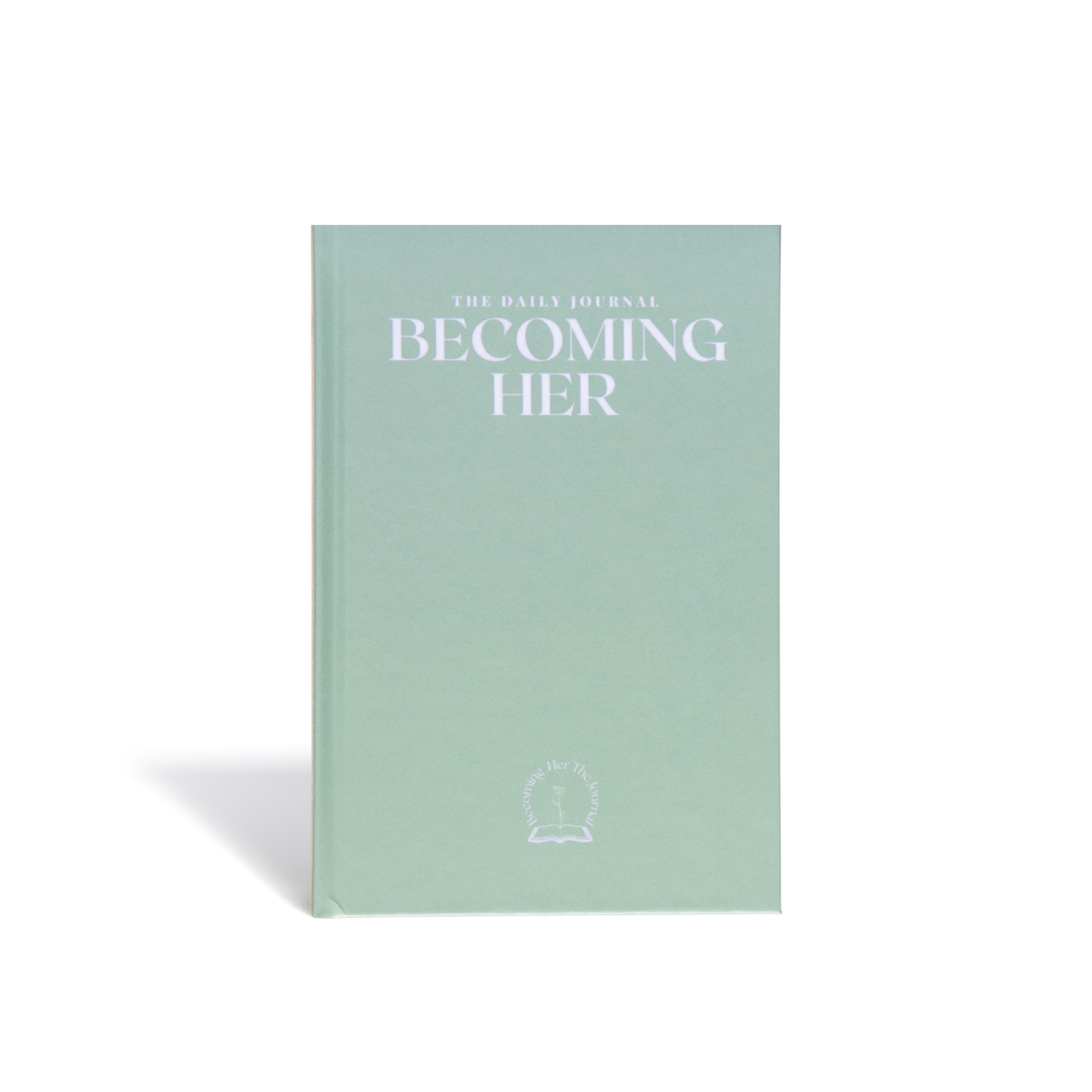 Becoming Her The Journal in Spring Green (Hard cover)