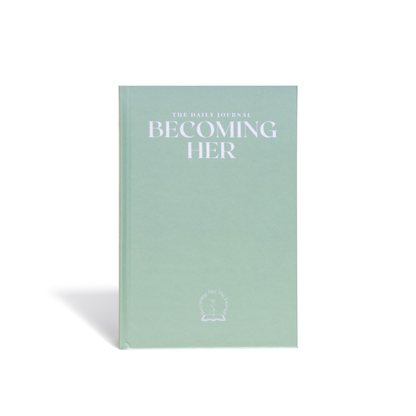 Becoming Her The Journal in Spring Green (Hard cover)