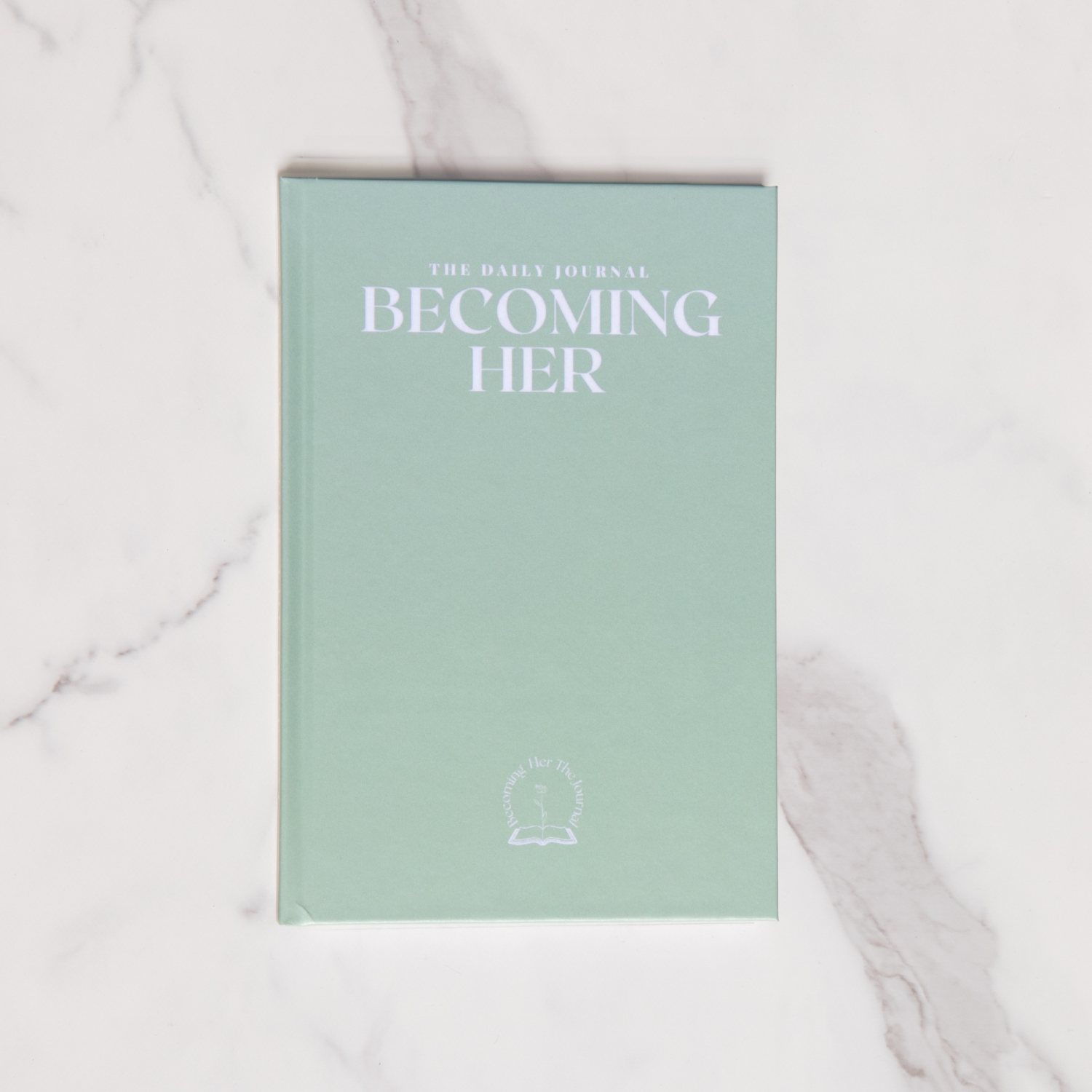 PRE-ORDER Becoming Her The Journal in Spring Green (Hard cover)