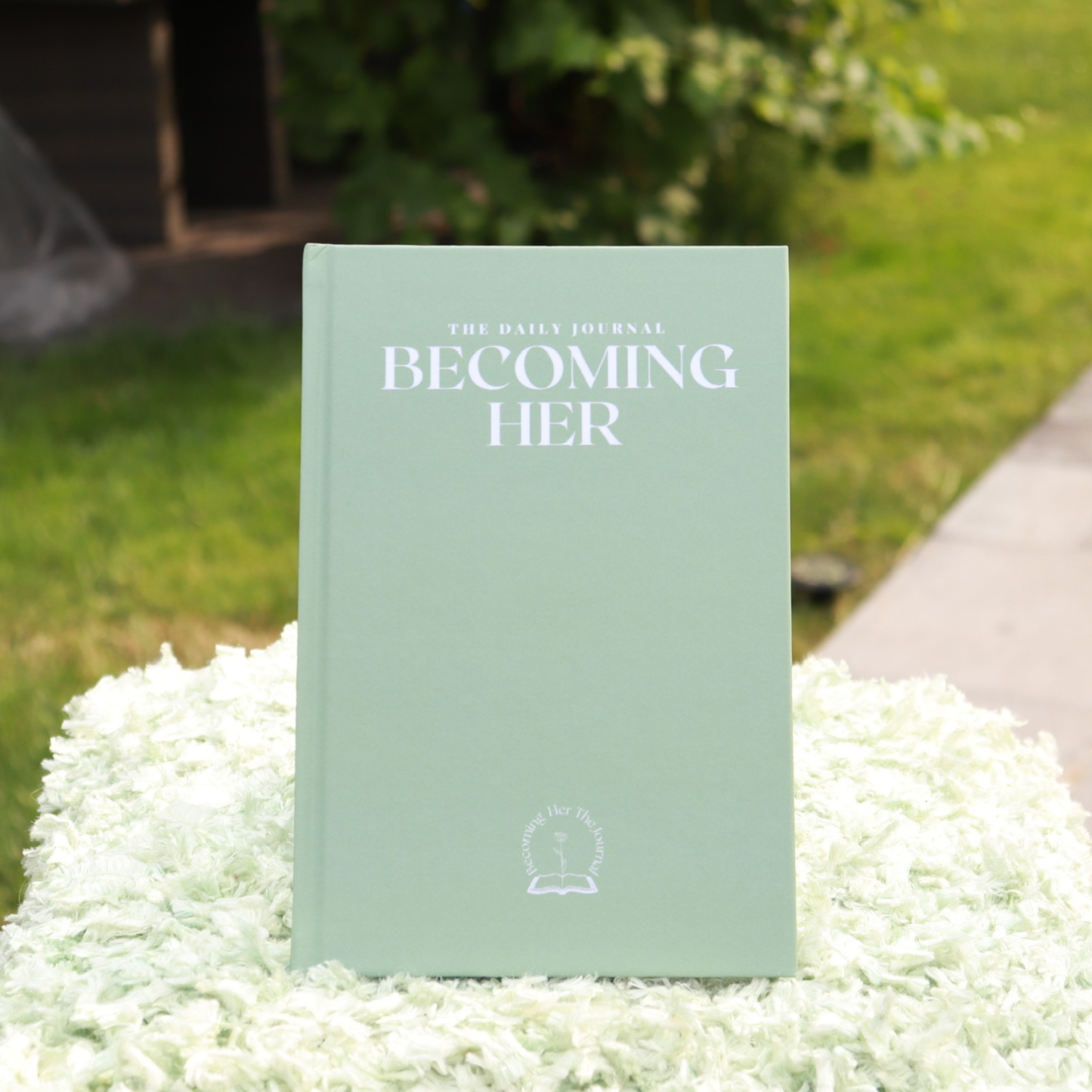 Becoming Her The Journal in Spring Green (Hard cover)